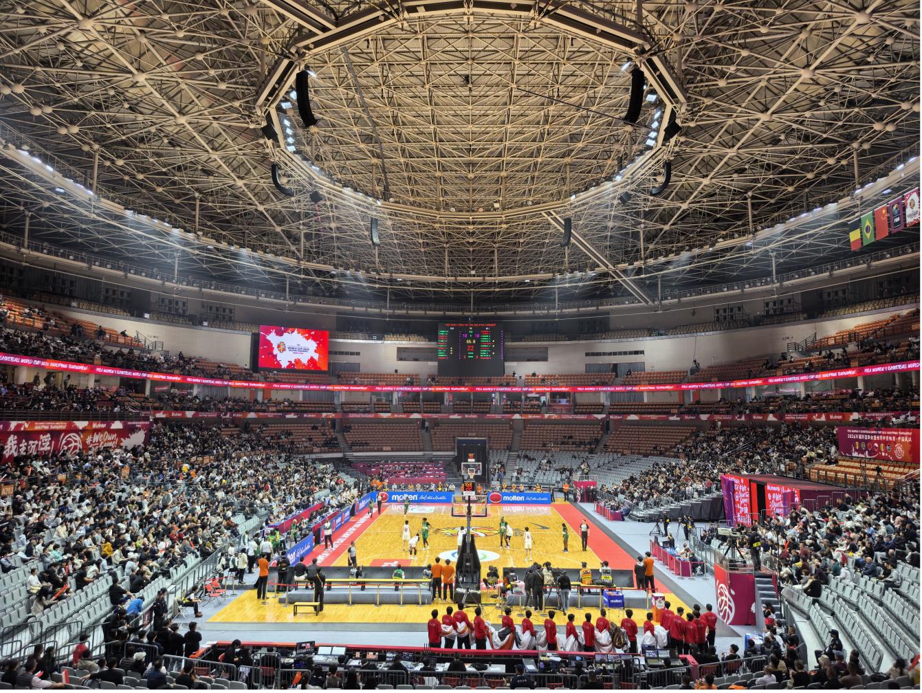 2026年国际篮联女篮世界杯资格赛（武汉赛区）在中国车谷·武汉体育中心火热开赛