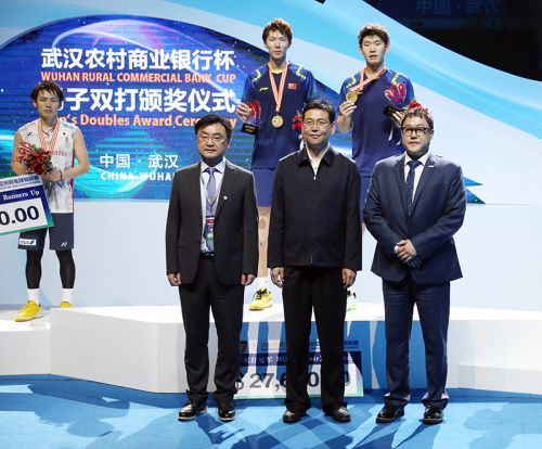 亚锦赛在武汉体育中心落幕  国羽收获两个双打冠军(图12)