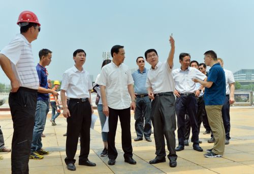 丁雨调研军运会筹备工作