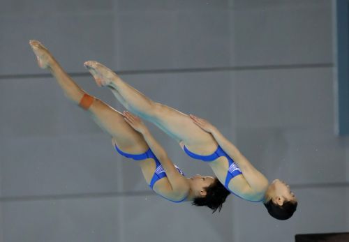 跳水世界杯第四日 谢思埸男子3米板夺金  张家齐掌敏洁获女子双人十米跳台冠军(图6)