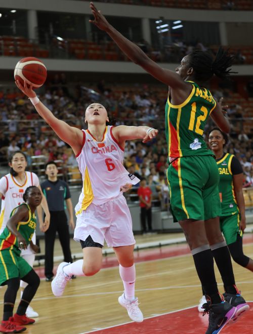 国际女篮对抗赛 中国队在武汉体育中心战胜塞内加尔队(图4)